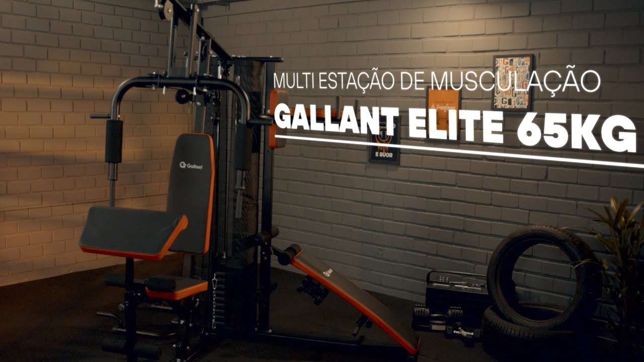 Guia de Exercícios | Multi Estação de Musculação Elite Gallant 65kg GEM65H44A-PT
