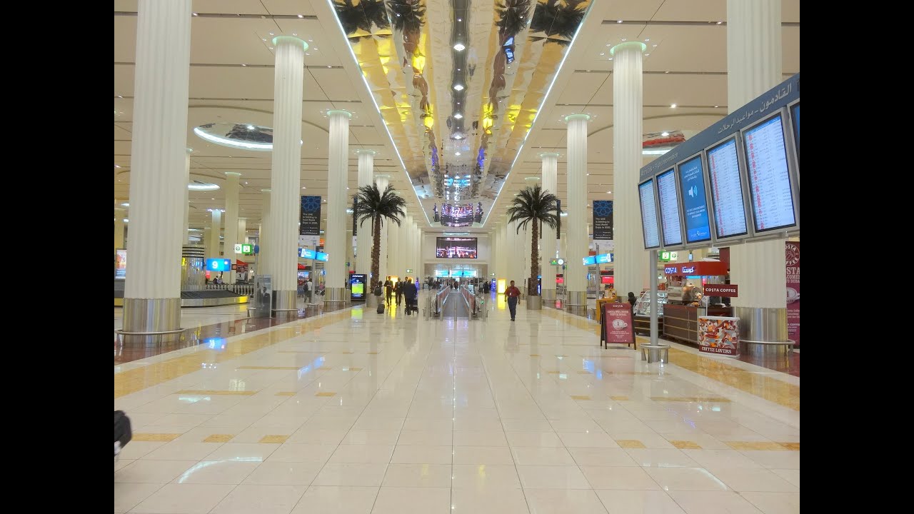 Landing in Dubai International Airport  & Terminal 3