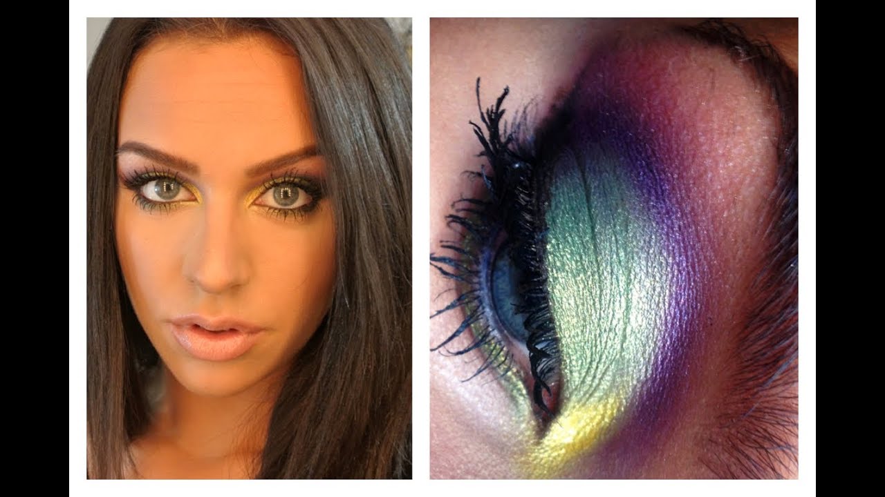 Rainbow Fall Makeup Look
