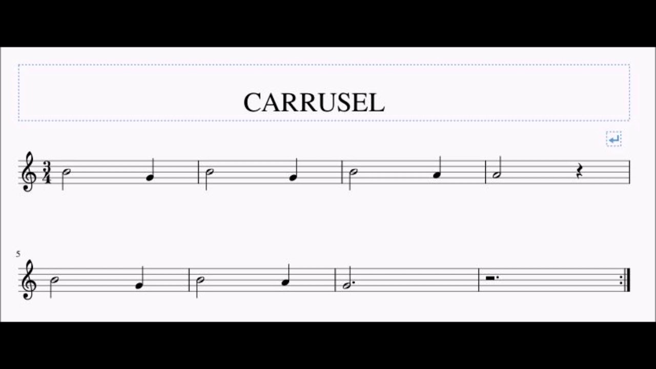CARRUSEL AMB FLAUTA