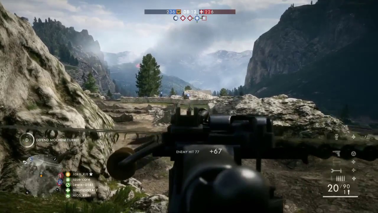 How to destroy a tank using a repair tool in Battlefield 1