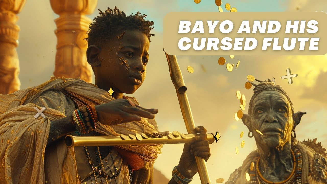 A spirit gave him a flute that rains gold| African short stories & moral lessons| African mythology