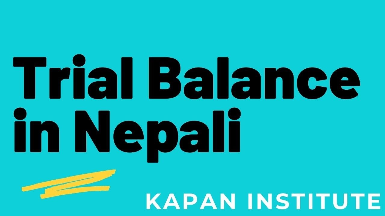 Trial Balance in Nepali