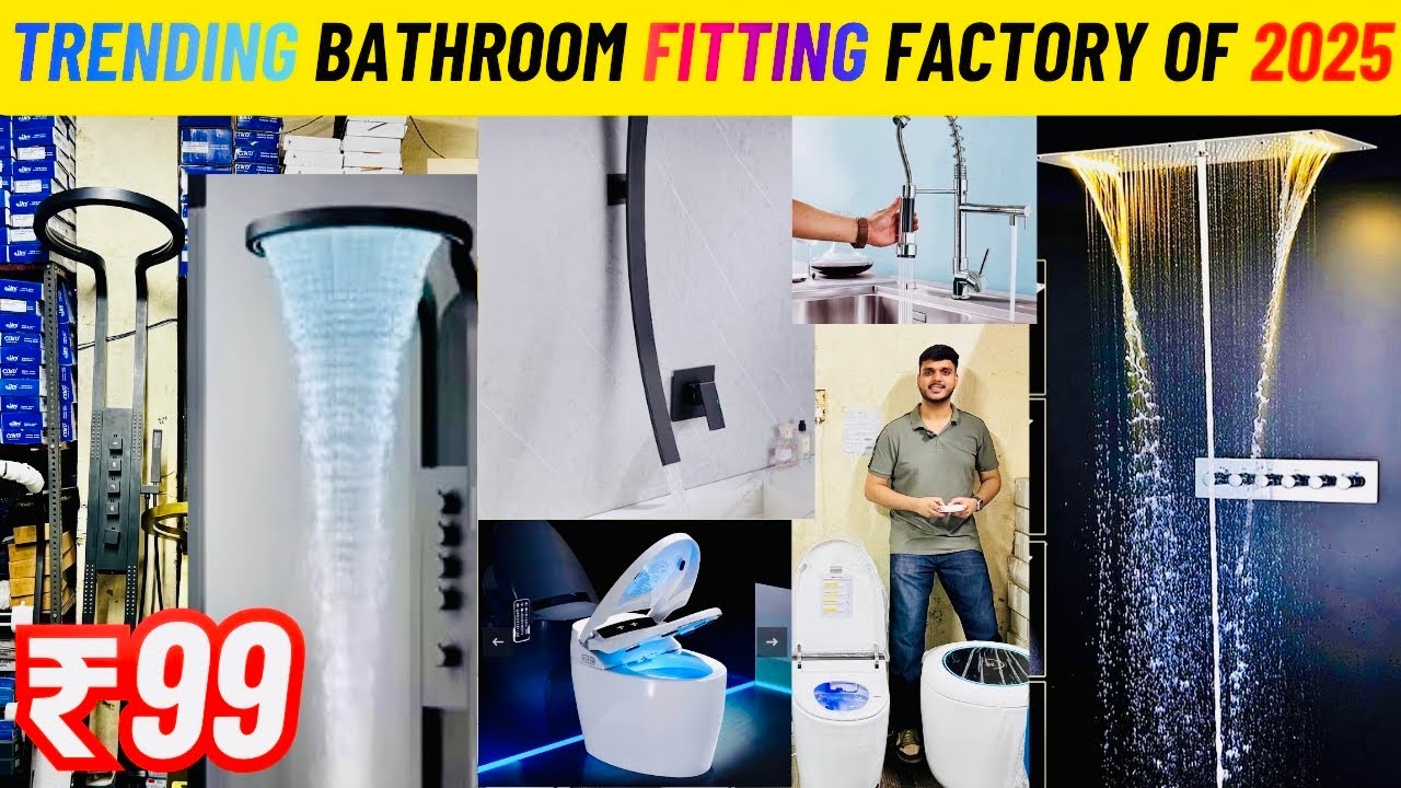 Trending bathroom Fittings Buy From Factory | Shower Panel, Ceiling Shower, Faucets, Taps