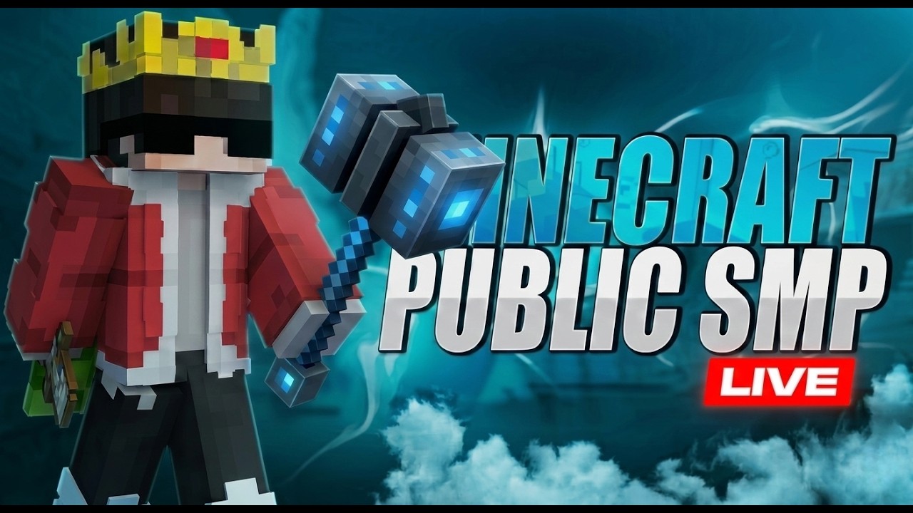 Minecraft SMP LIVE || PUBLIC SMP 24/7 JAVA + BEDROCK | Playing in DragonMC #live #minecraft