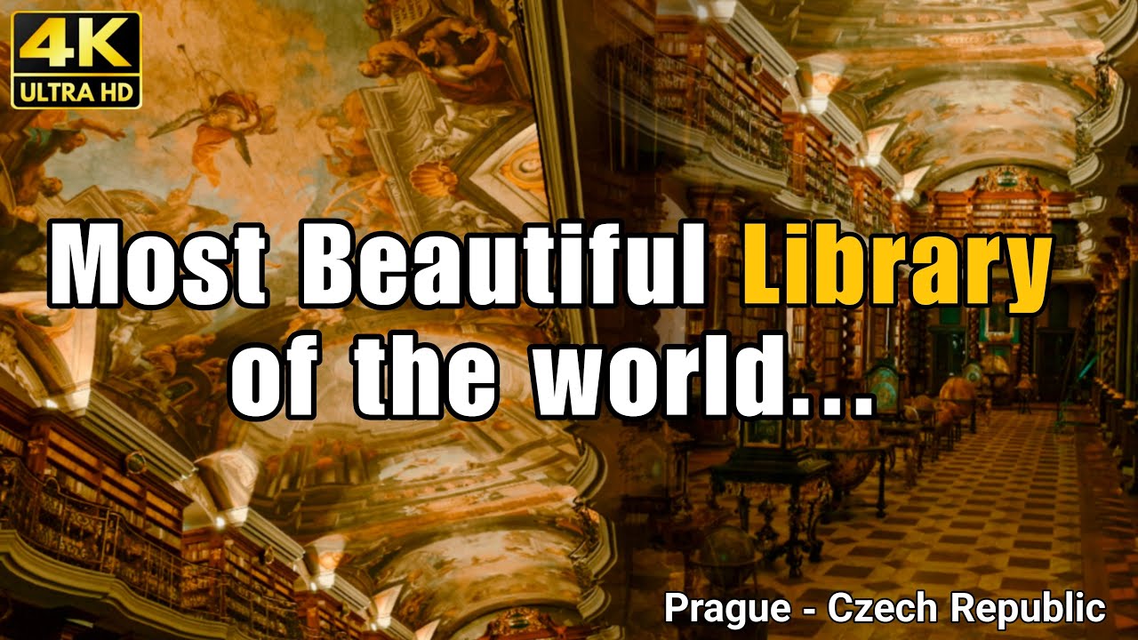 Most Beautiful Baroque Library in the World | Czech Republic #czechrepublic #prague #library