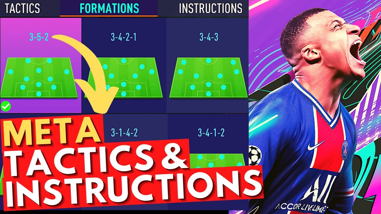 AMAZING OFFENSIVE 352 CUSTOM TACTICS For FIFA 21 (& Player Instructions - PERFECT For Scoring GOALS)