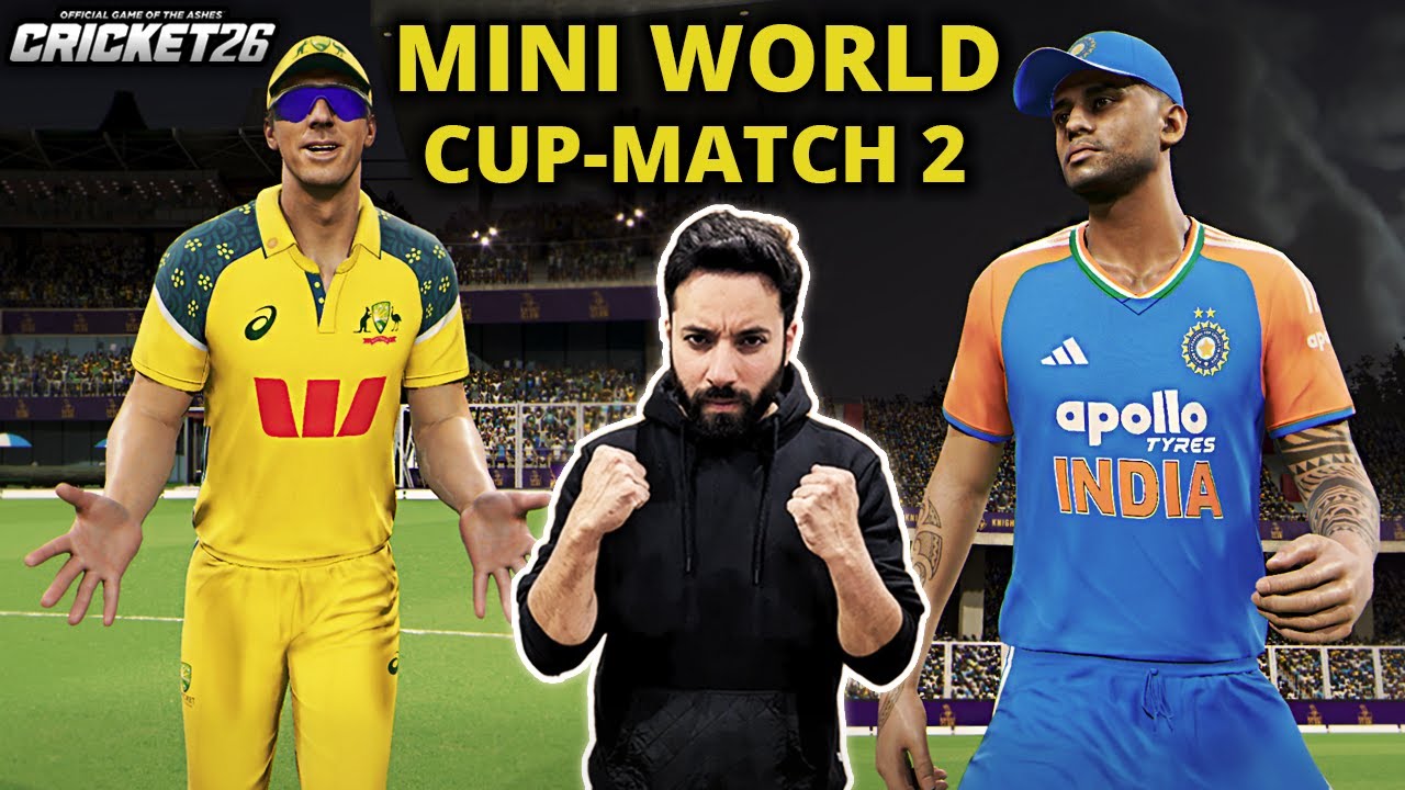 Can India Take Revenge of 2023 World Cup Final 🏆 AUS vs IND 🏏 Mini World Cup Match #2 🤩 Cricket 26