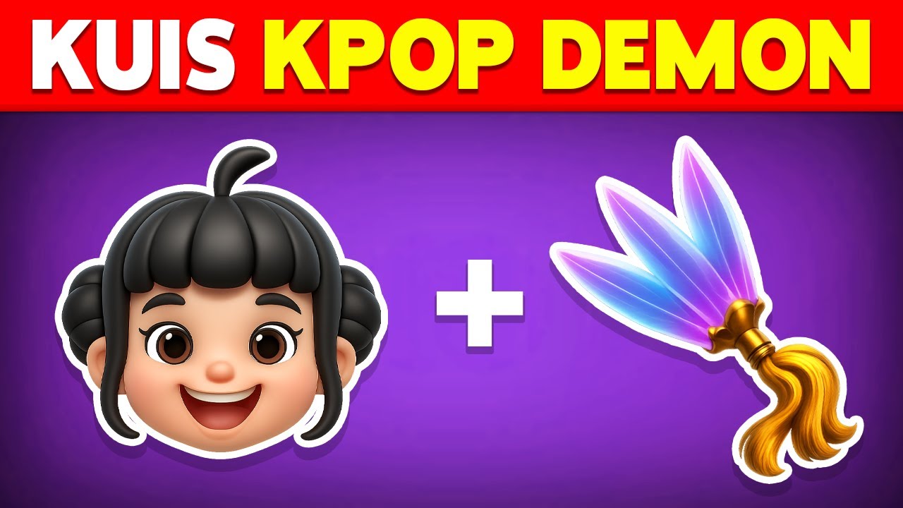 Tebak Karakter Film KPop Demon Hunters Lewat EMOJI 🤩🔥 Saja Boys, Huntrix, Jinu, Rumi, Baby Saja