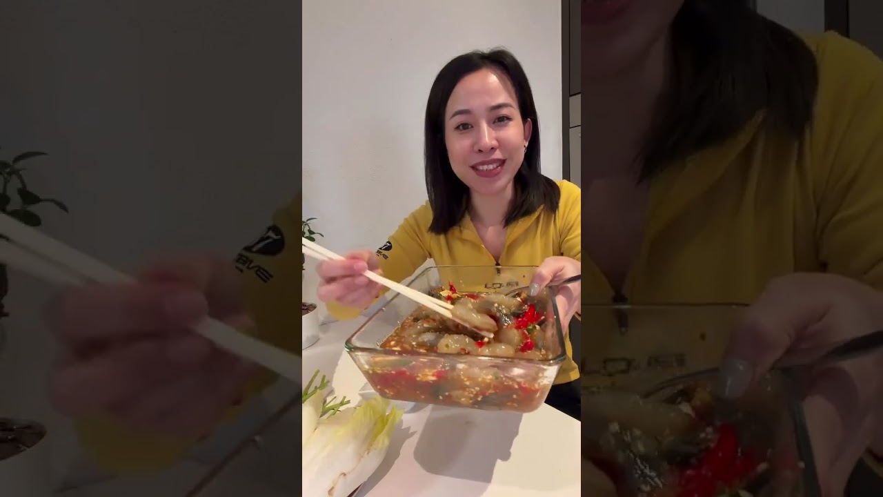 បង្គាត្រាំទឹកត្រី ឆ្ងាញ់សាហាវ 