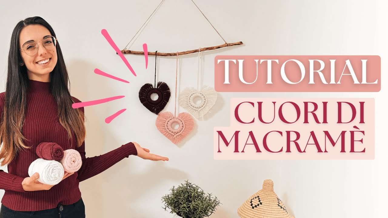 Ti insegno a creare un cuore di Macramè✨