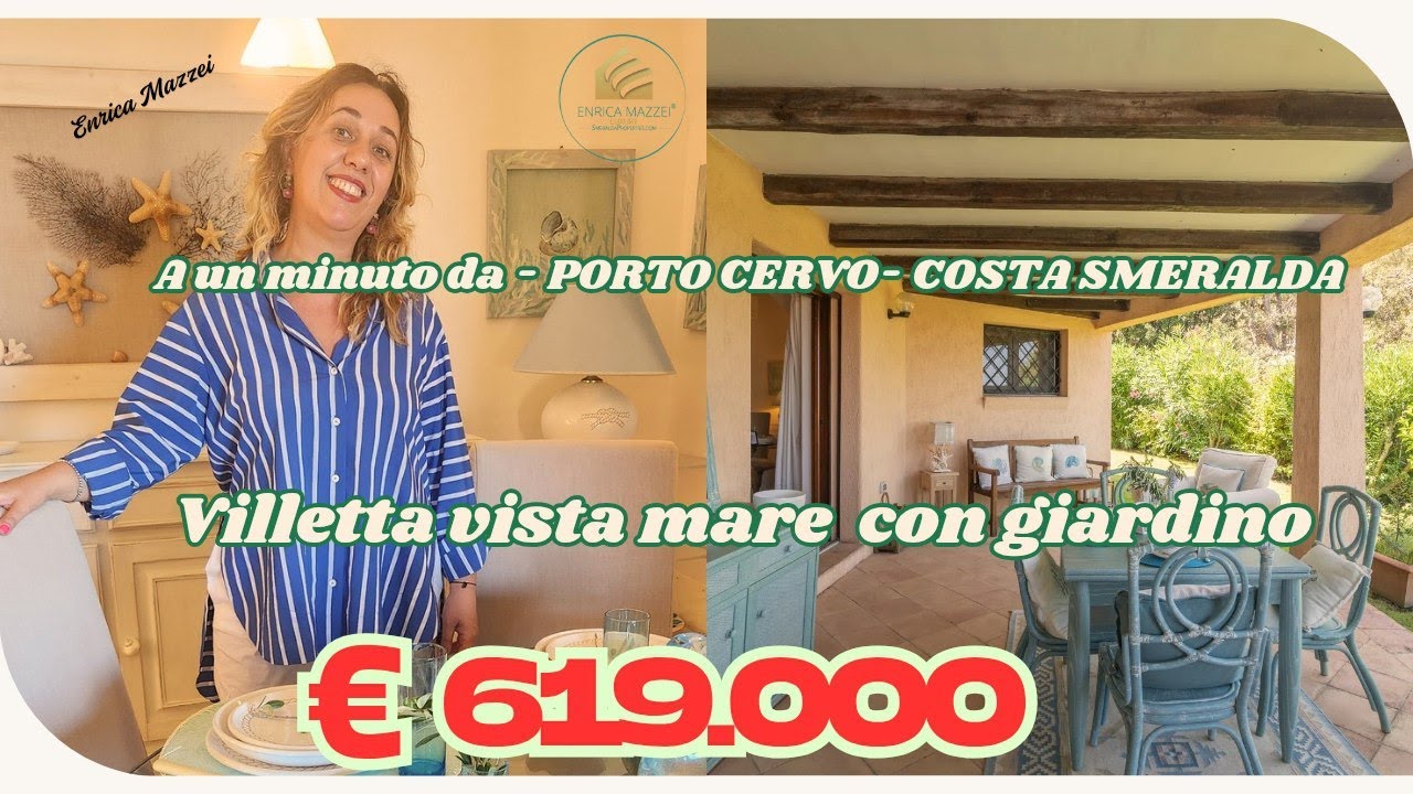 Villetta Vista Mare a 1 Minuto da Porto Cervo 🏝️ | Progetto d’Autore firmato  Couelle