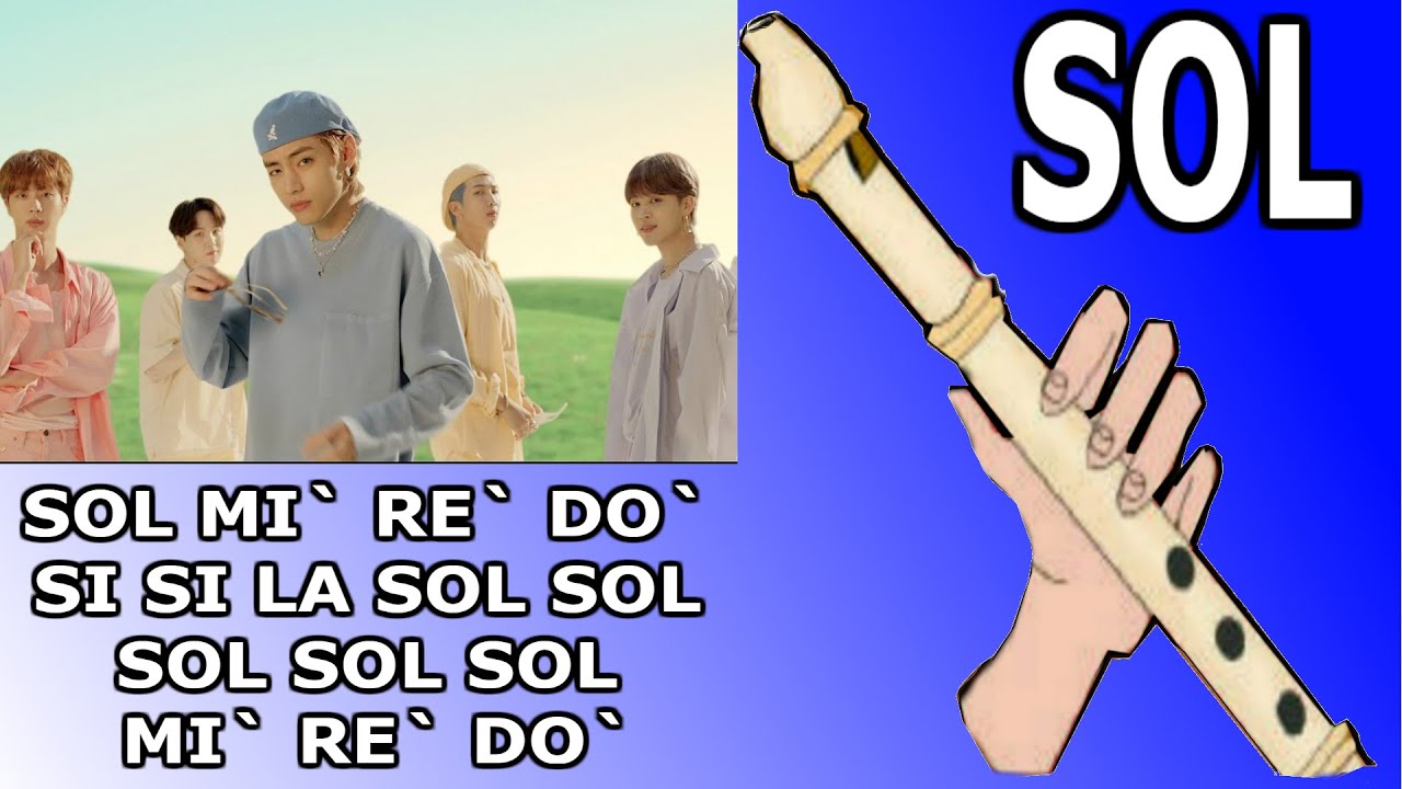 BTS, Dynamite, flauta dulce fácil, flauta doce, easy flute recorder, flauto dolce
