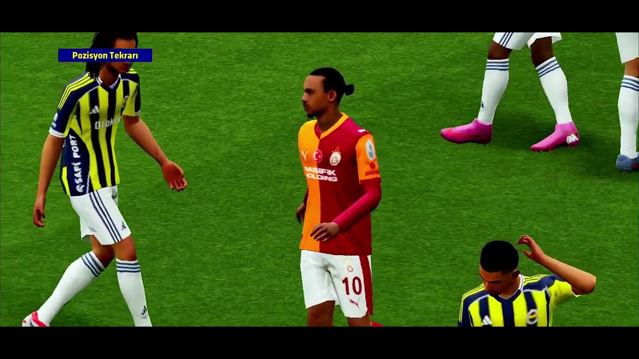 Fenerbahçe 3-0 Galatasaray | Kadıköy’de Tarihi Derbi! (TAM MAÇ)#efootball #Fenerbahçe#Galatasaray