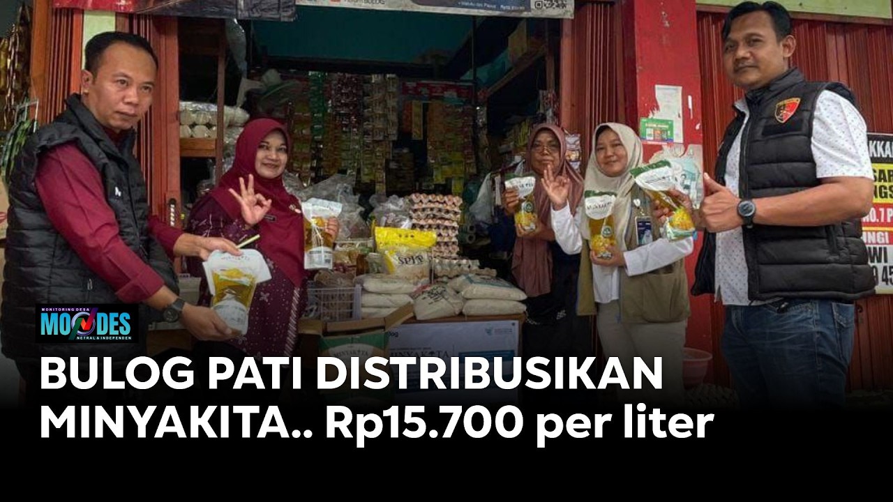 Stabilkan Harga Sesuai HET, Bulog Pati Distribusikan MinyaKita