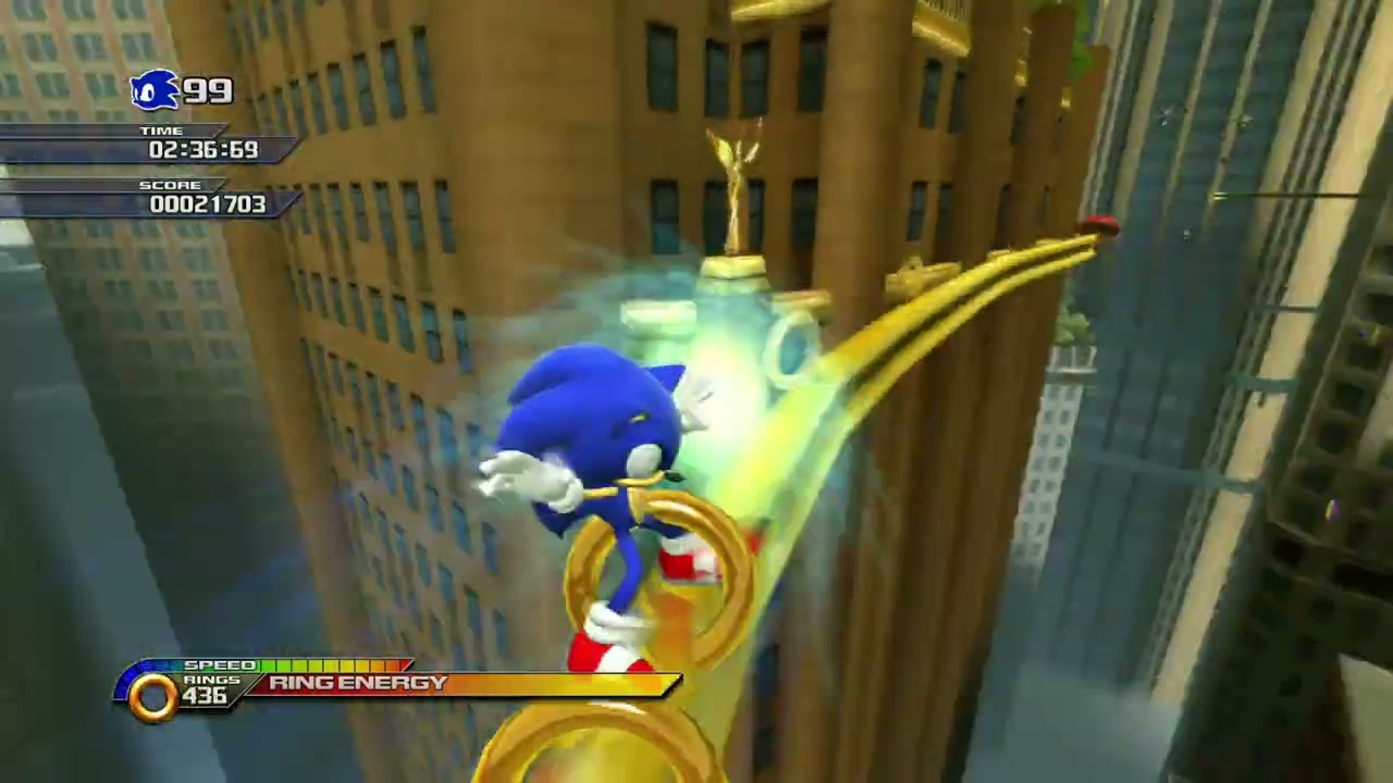 Sonic unleashed skyscraper scamper speed run🌀