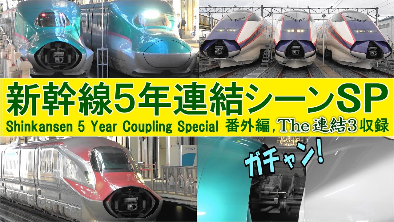 新幹線連結映像5年間コレクション Shinkansen 5 year coupling collection