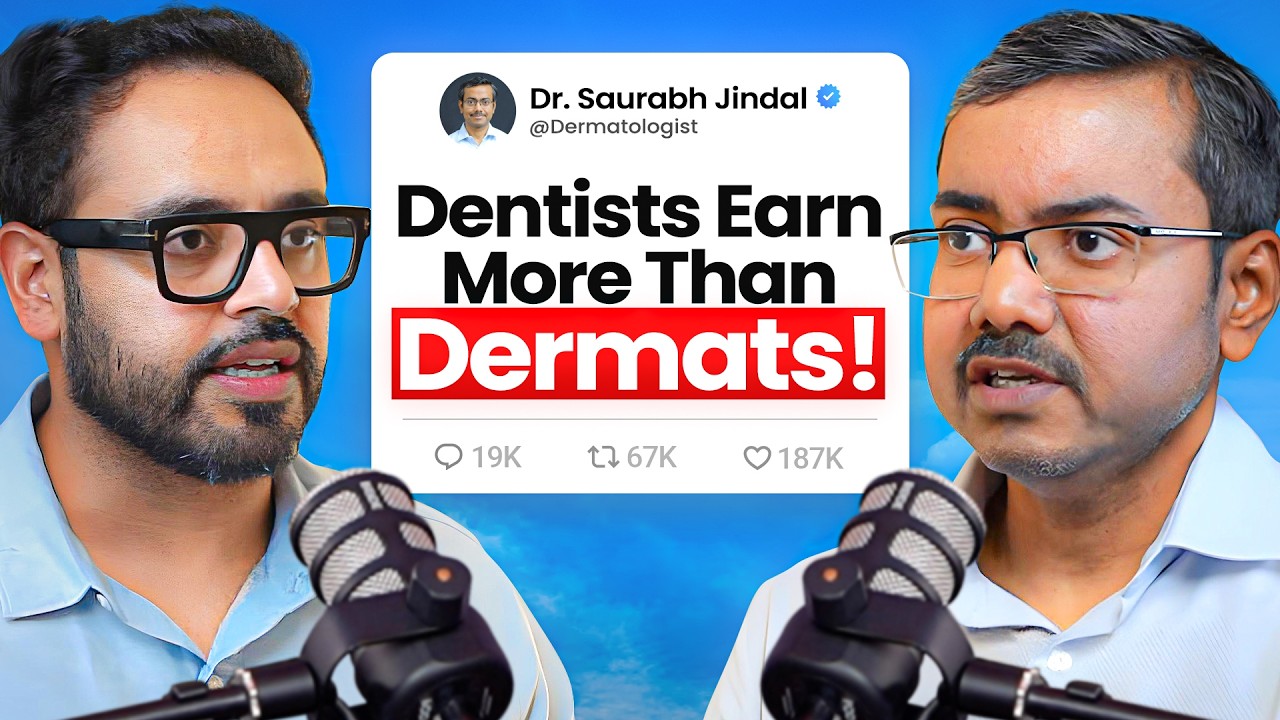 Dermatology is Dead - No Money, No Jobs, Only Debt and Struggle | ft. Dr. Saurabh Jindal