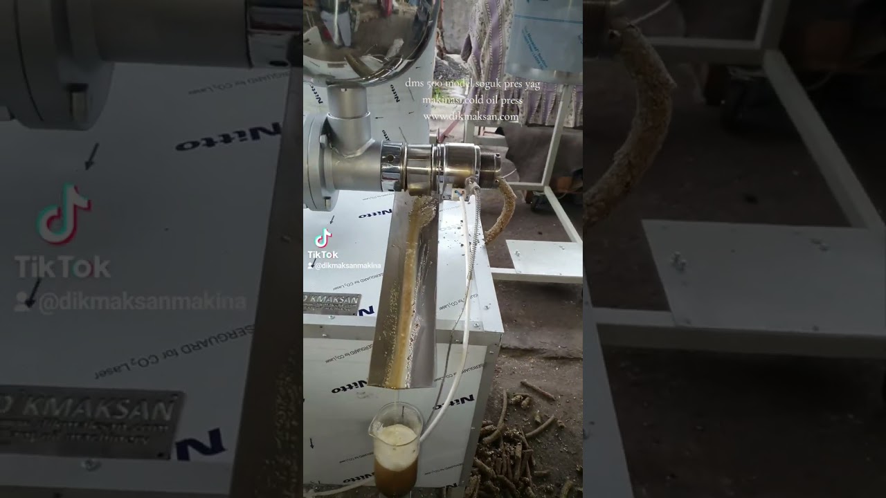 aspir yagi makinasi.dms500 model.soguk pres yag makinasi