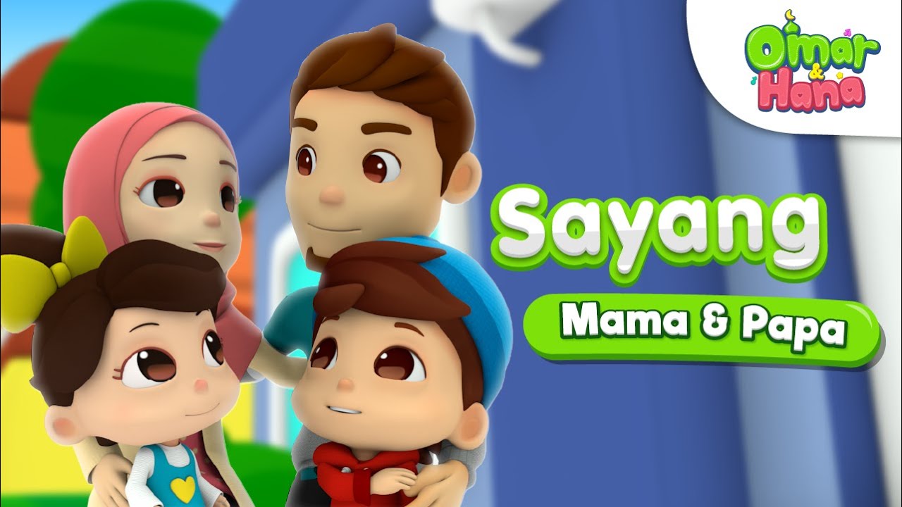 Omar & Hana Sayang Mama Papa 🥰☺️🌞 | Lagu Anak Islami
