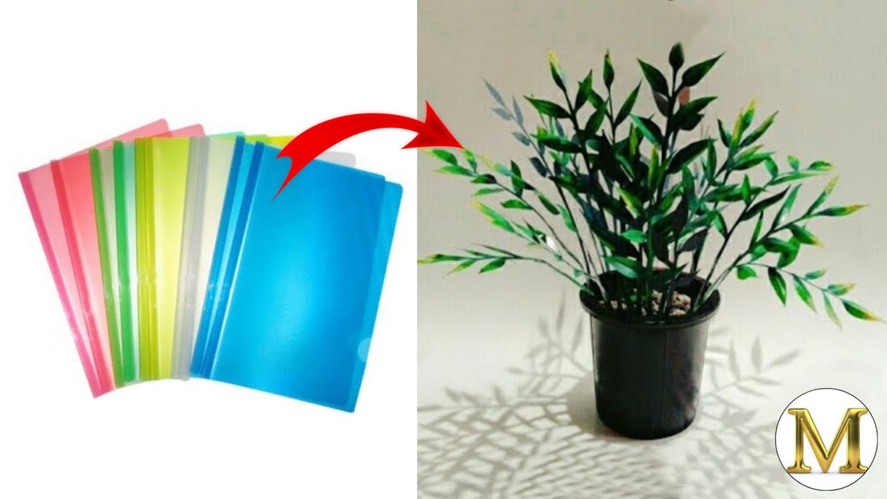 DIY  artificial plant // how to make an artificial table plant