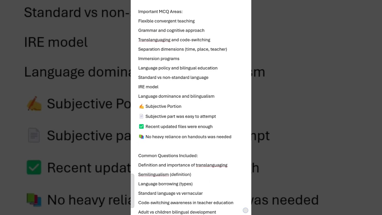 ENG512 Final Term Paper 2026 | Conceptual MCQs & Easy Subjective ✅ | Latest Exam Experience