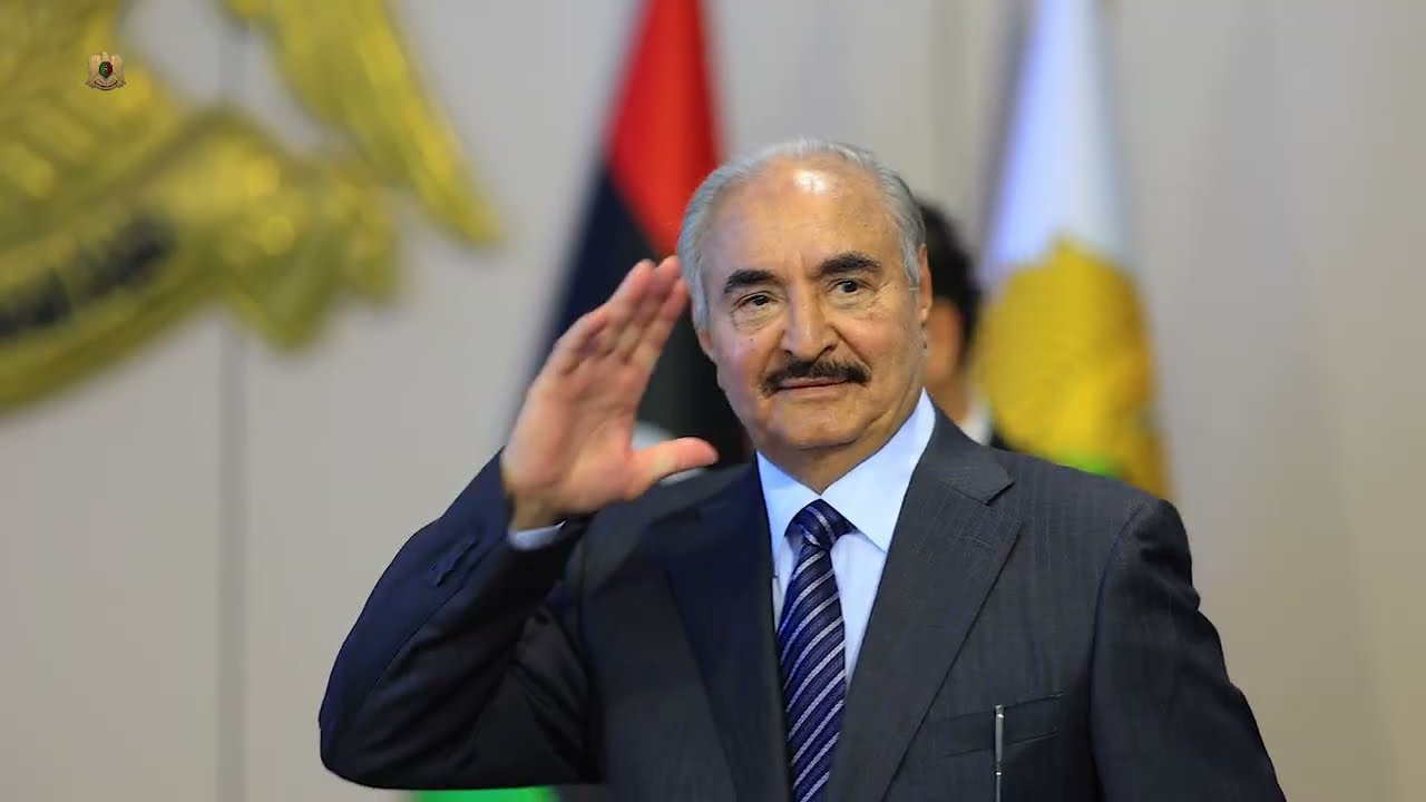 كلمة القائد العام المشير خليفة حفتر وكلمة مشايخ قبائل مدينة ككلة خلال لقائهم في المدينة العسكرية
