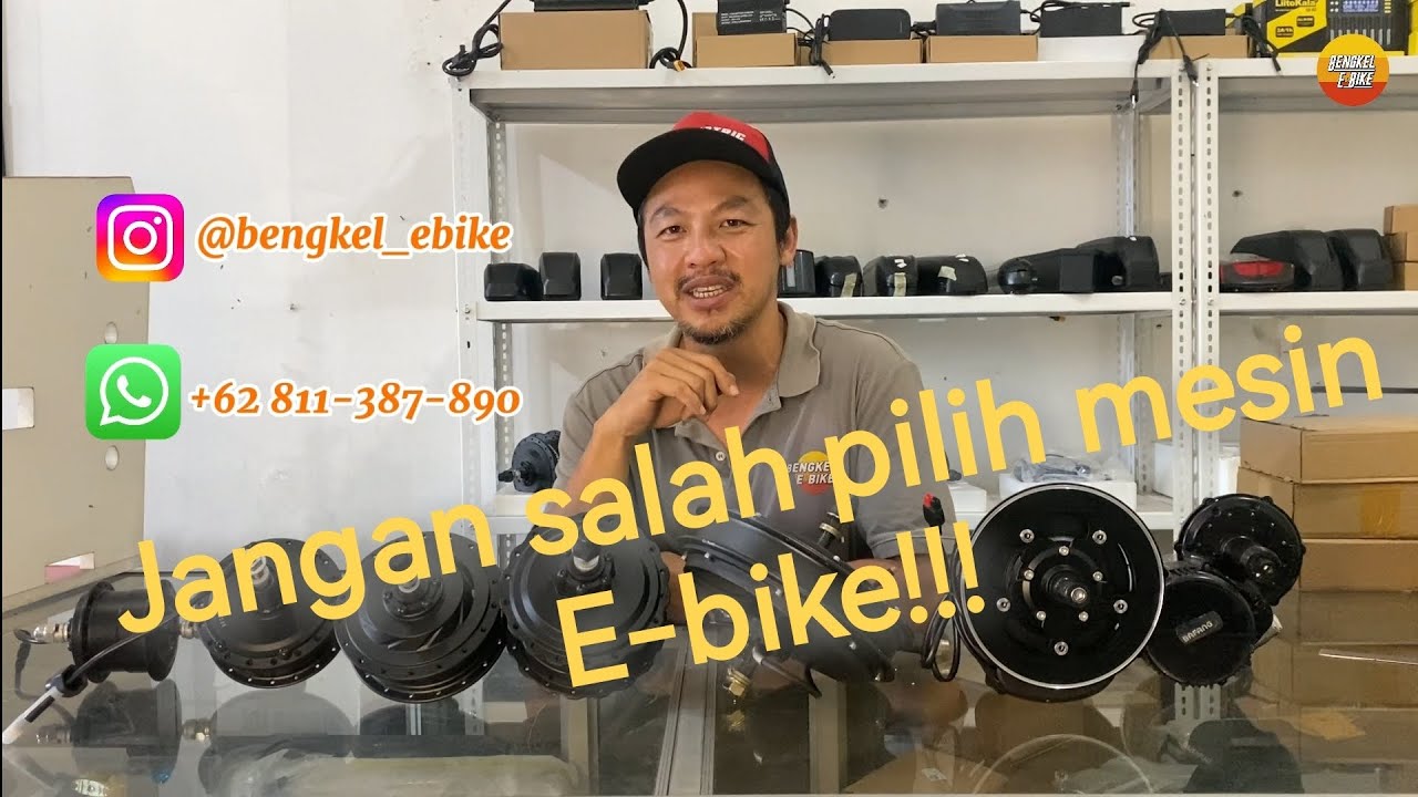Jangan salah pilih mesin E-bike!!! tentukan pilihan yang tepat #ebike #sepedalistrik #electricbike
