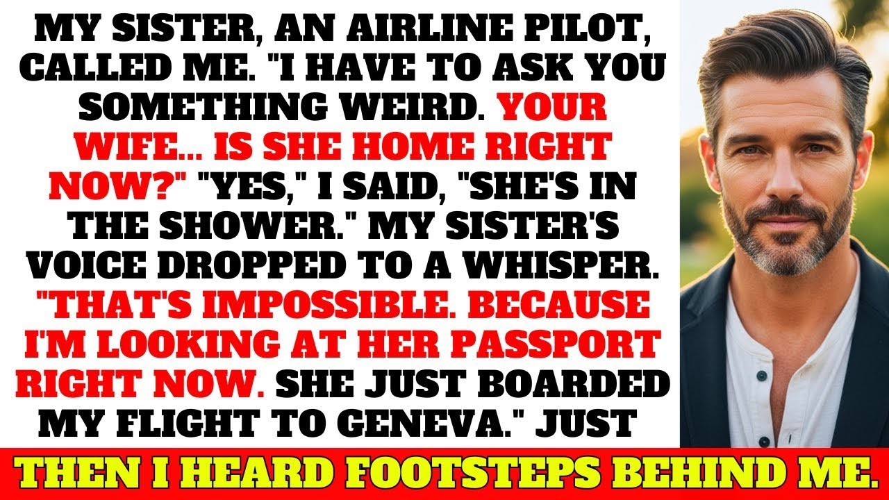 My sister, a pilot, called me from cockpit, 