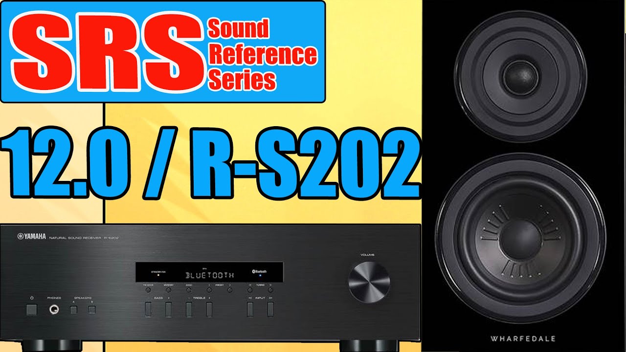 [SRS] Wharfedale Diamond 12.0 Bookshelf Speakers / Yamaha R-S202 Stereo Receiver