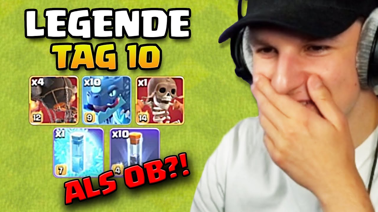 E-DRACHEN?! 😅 ALLE Angriffe [Tag 10] 🏆 Legenden Liga Push | byHenrik Clash of Clans Highlights