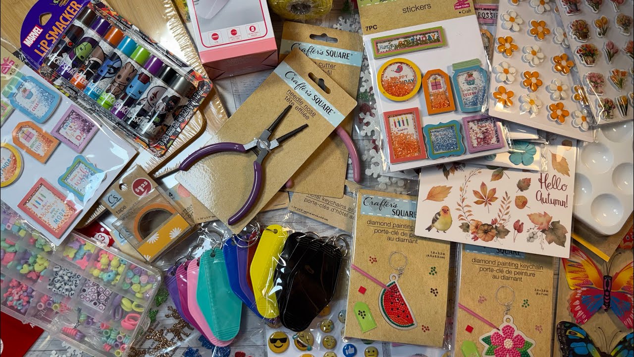 Dollar Tree Haul — новые предметы, веселье и рукоделие!