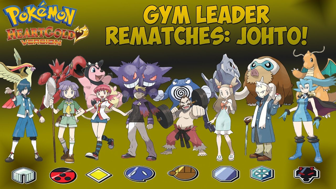 Let's Play Pokemon Heartgold: Part 45 - Johto Gym Leader Rematches!