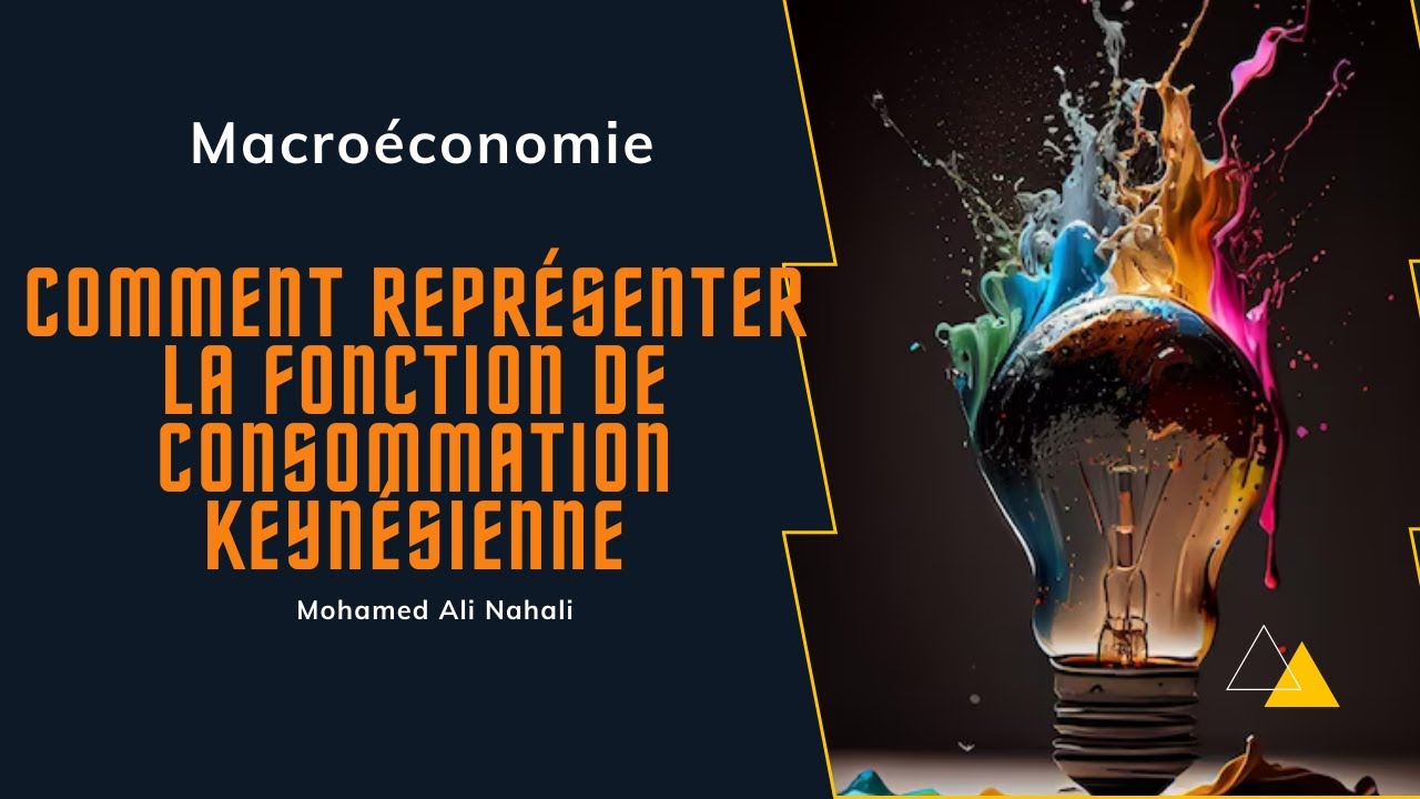 Comment repr&eacute;senter la fonction de consommation Keyn&eacute;sienne