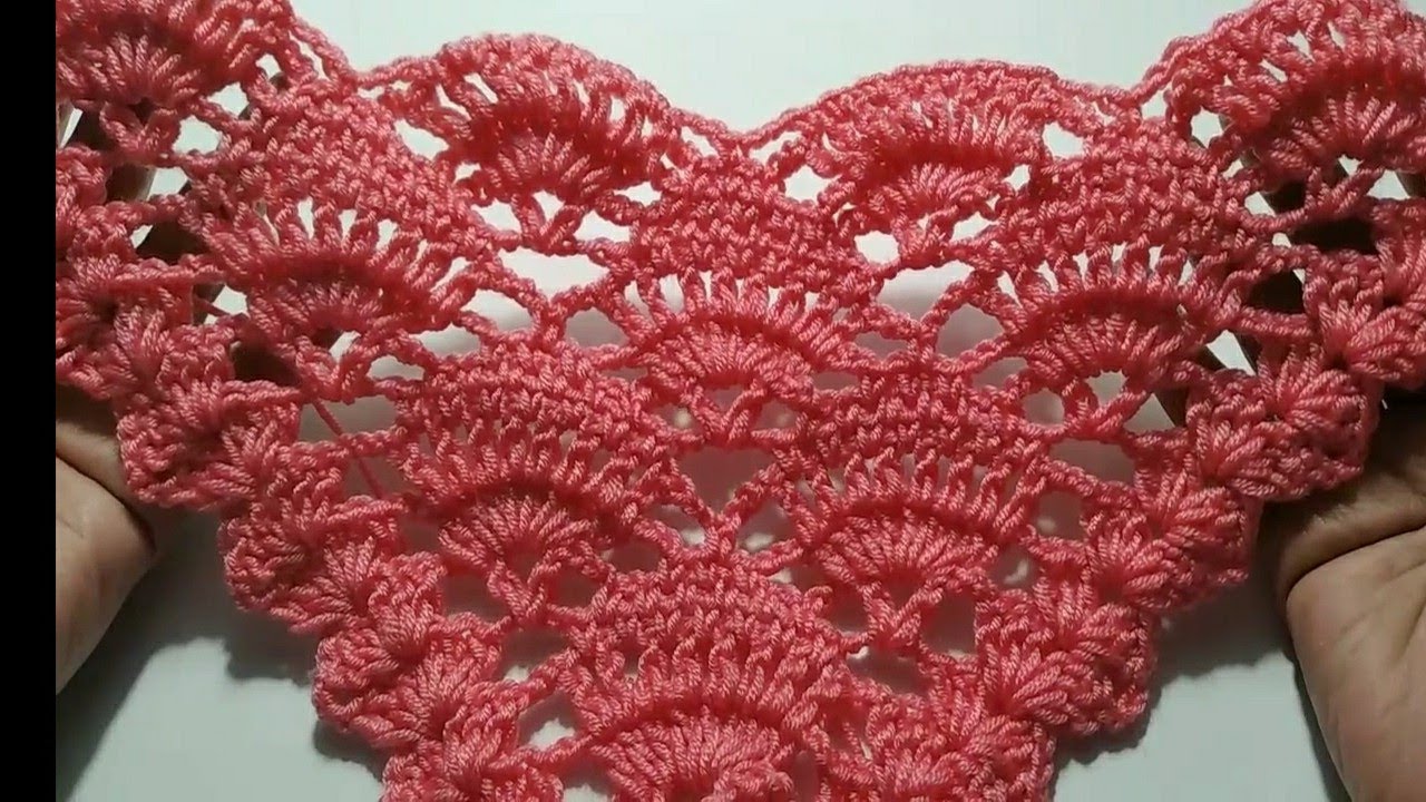 #كروشية_شال #Crochet_shawl  شال كروشية مثلث 2021 بغرزة مميزة وبأسهل طريقة