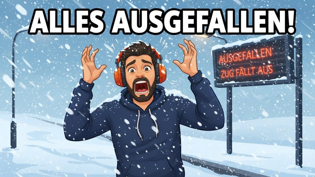 8 Stunden im ICE gefangen – Dann kam der Polizist 🚔❄️