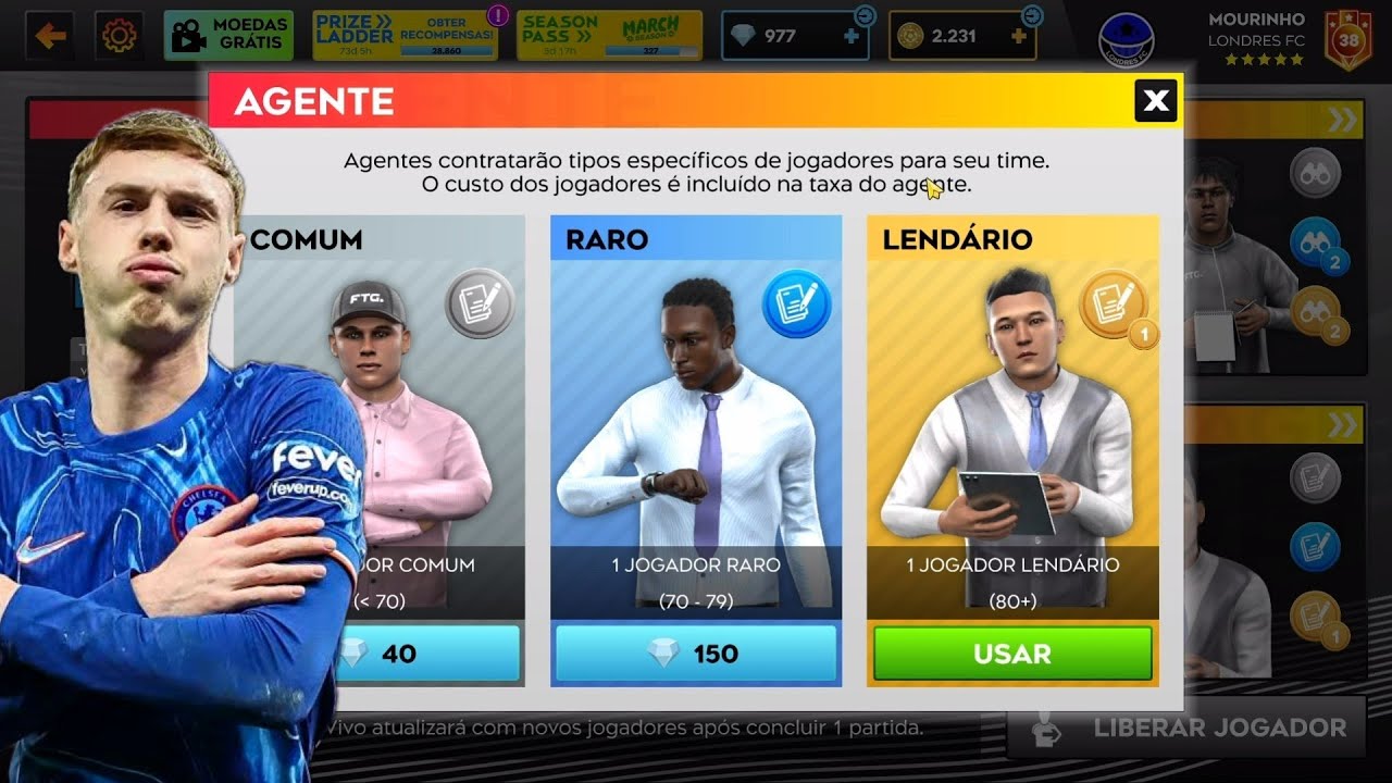 DLS 25 | Modo Carreira Londres FC #72 ( Hora de Abrir o Agente Lendário !! )