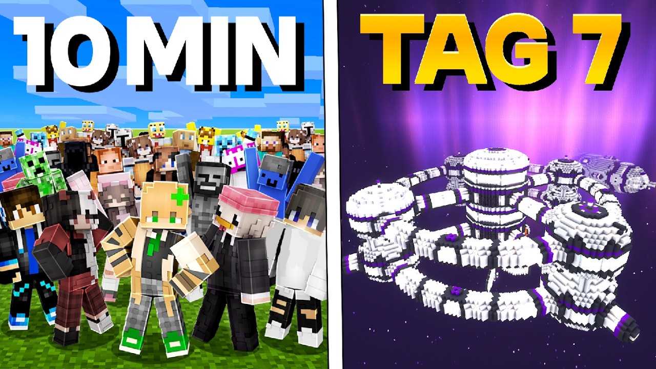 100 Spieler bauen DAS in 7 TAGEN...