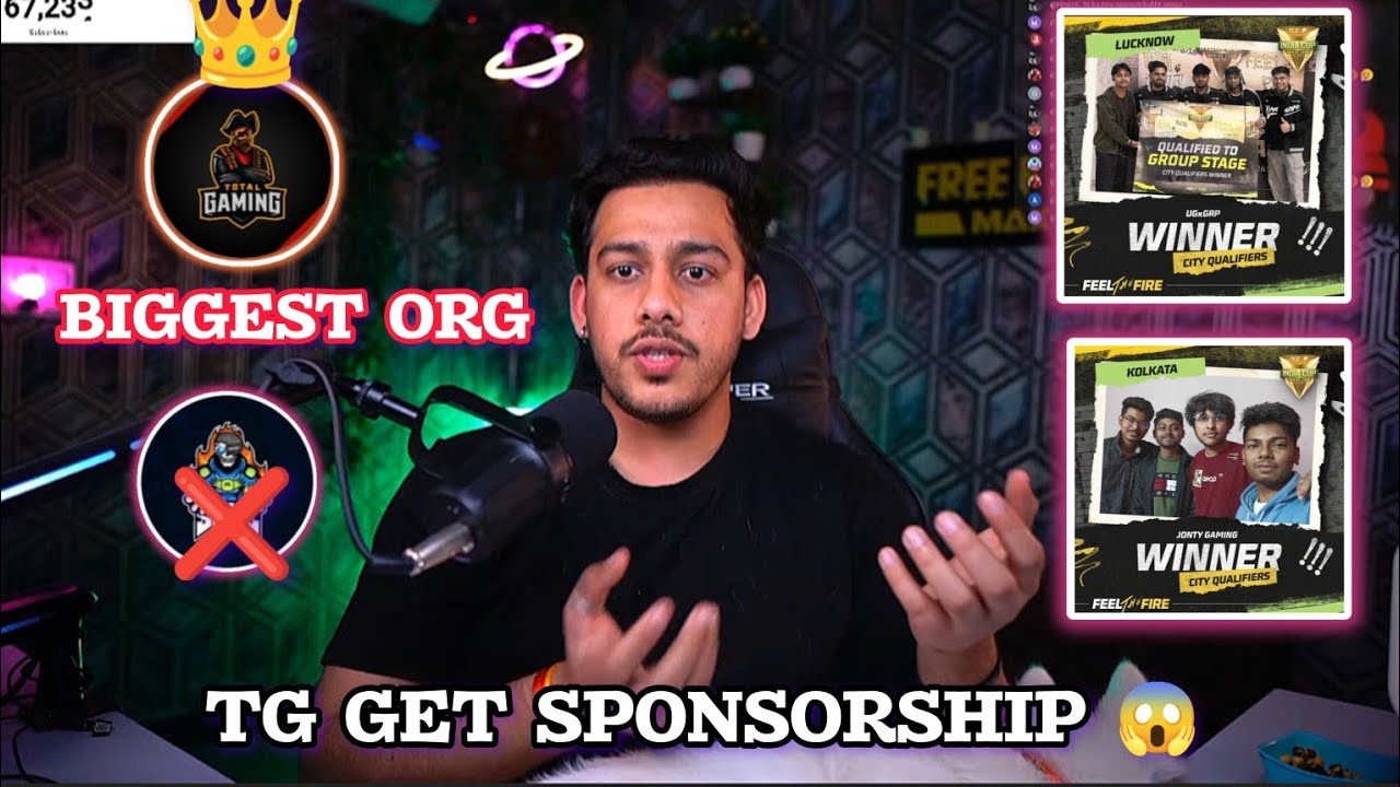 🚨 TG NEW SPONCER? TG BECOME A BIGGEST ORG IN INDIA | AURA BHAI REACT ON UG AYUSH AND JONTY GAMING|