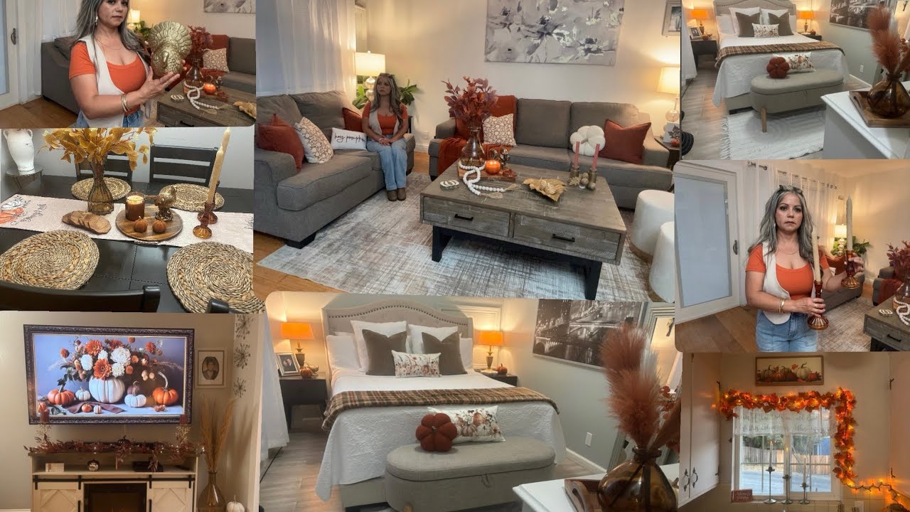Decoraci&oacute;n de oto&ntilde;o 2025!🤎🍂Bienvenido a mi casa!🐿️🍁