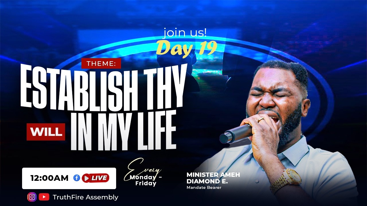 LUZ The Midnight Prayer Encounter ||ESTABLISH THOU THY WILL DAY 19