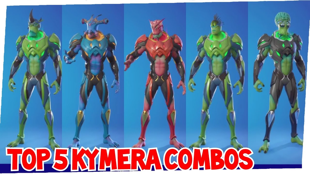 TOP 5 KYMERA SKIN COMBOS - FORTNITE SAISON 7
