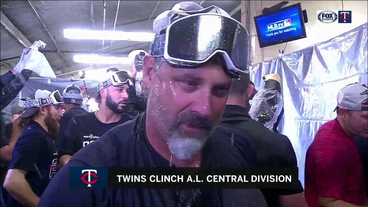 Twins bench coach Derek Shelton on division title