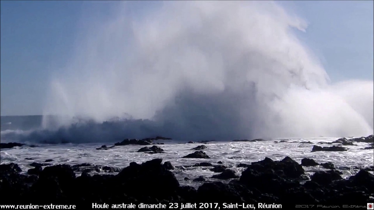 Houle australe 23 juillet 2017 - Saint Leu - Réunion