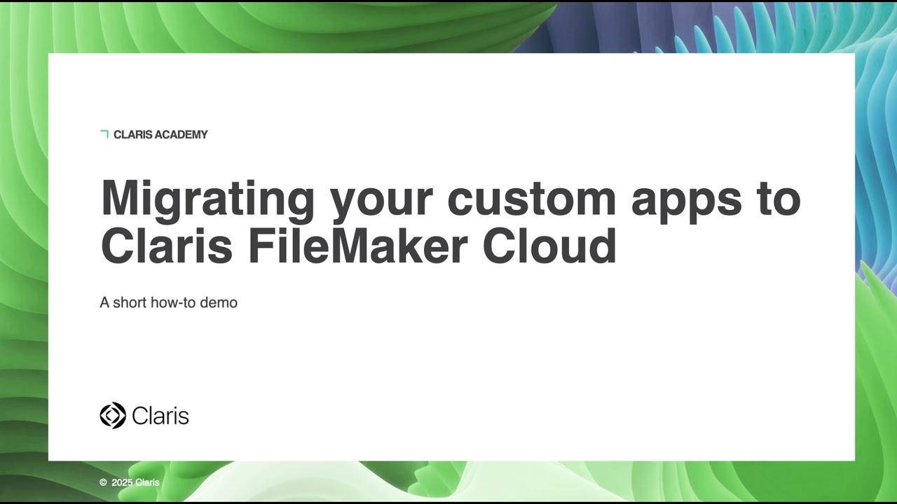 Migrating to FileMaker Cloud in 4 Steps