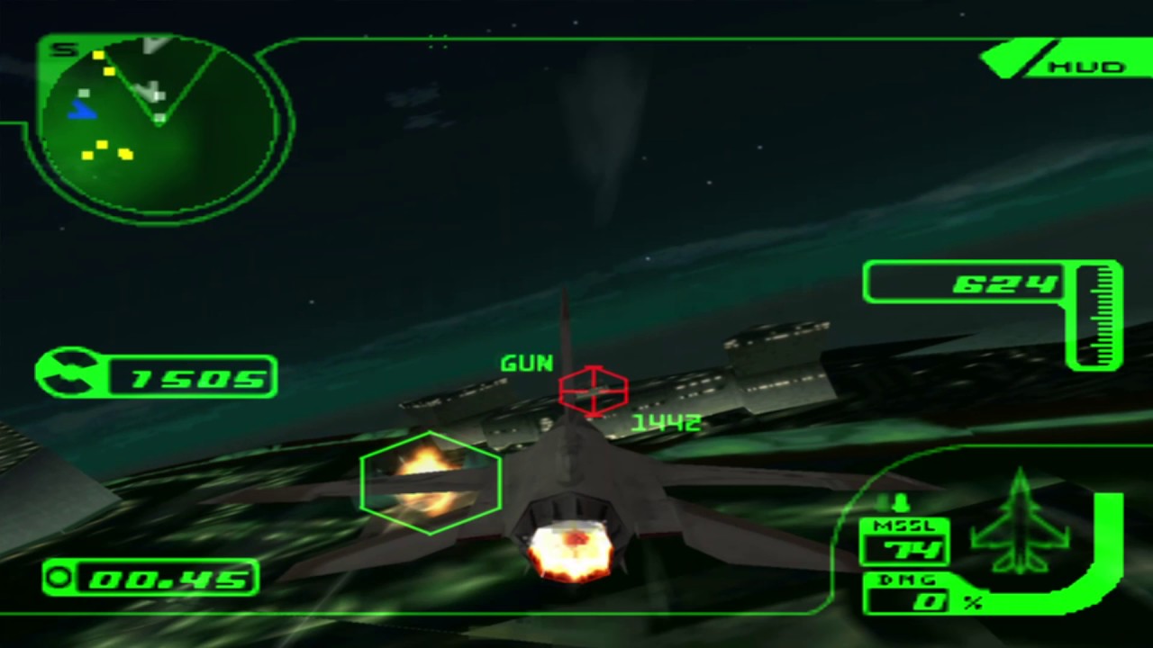 Ace Combat 3 in English | Mission 4 (Doesn't Follow Dision) | Paper Tiger