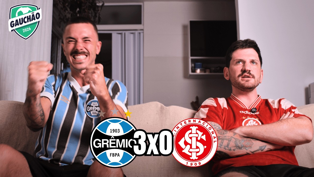 REACT GRENAL - Grêmio 3 x 0 Inter - FINAL GAUCHÃO 2026