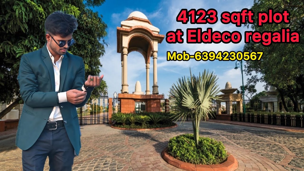 4133 sqft best plot at Eldeco regalia iim Road Lucknow/ Lucknow property #property #regalia 