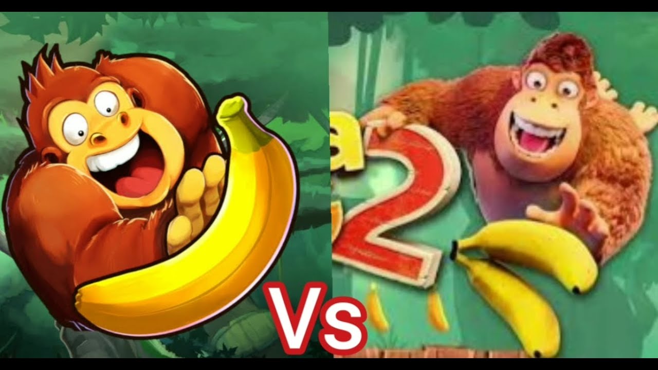 Banana Kong 1  vs  Banana Kong 2   qual e o Preferido de Vocês????