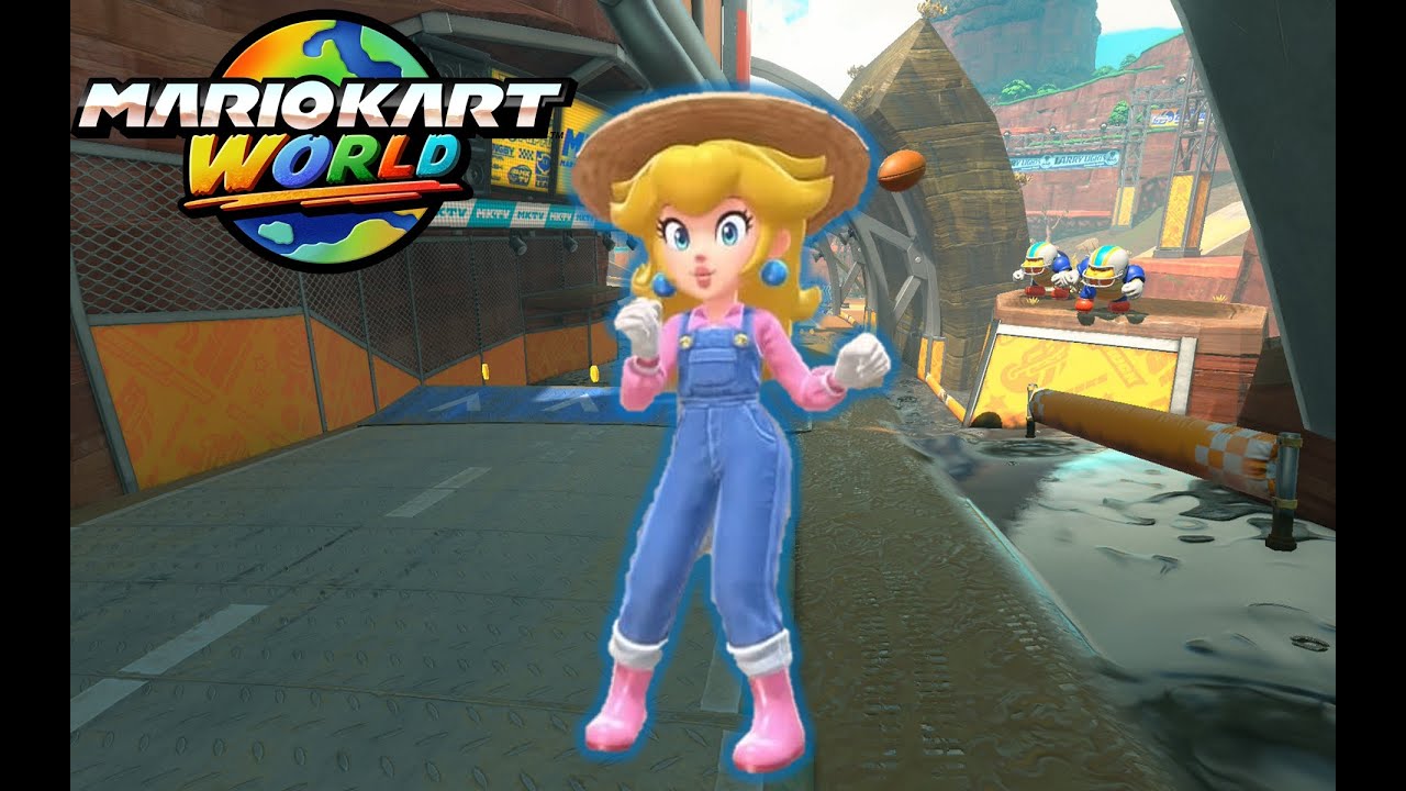 Mario Kart World - Team VS Races (150cc, 6 races) - Farmer Peach Gameplay